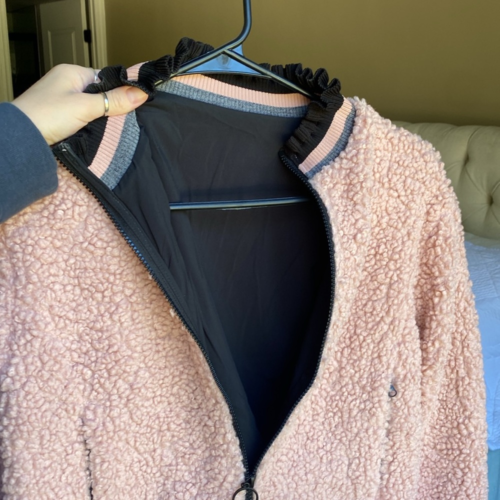 🌼 NWT Urban Savage Sherpa zip up jacket - Picture 11 of 12